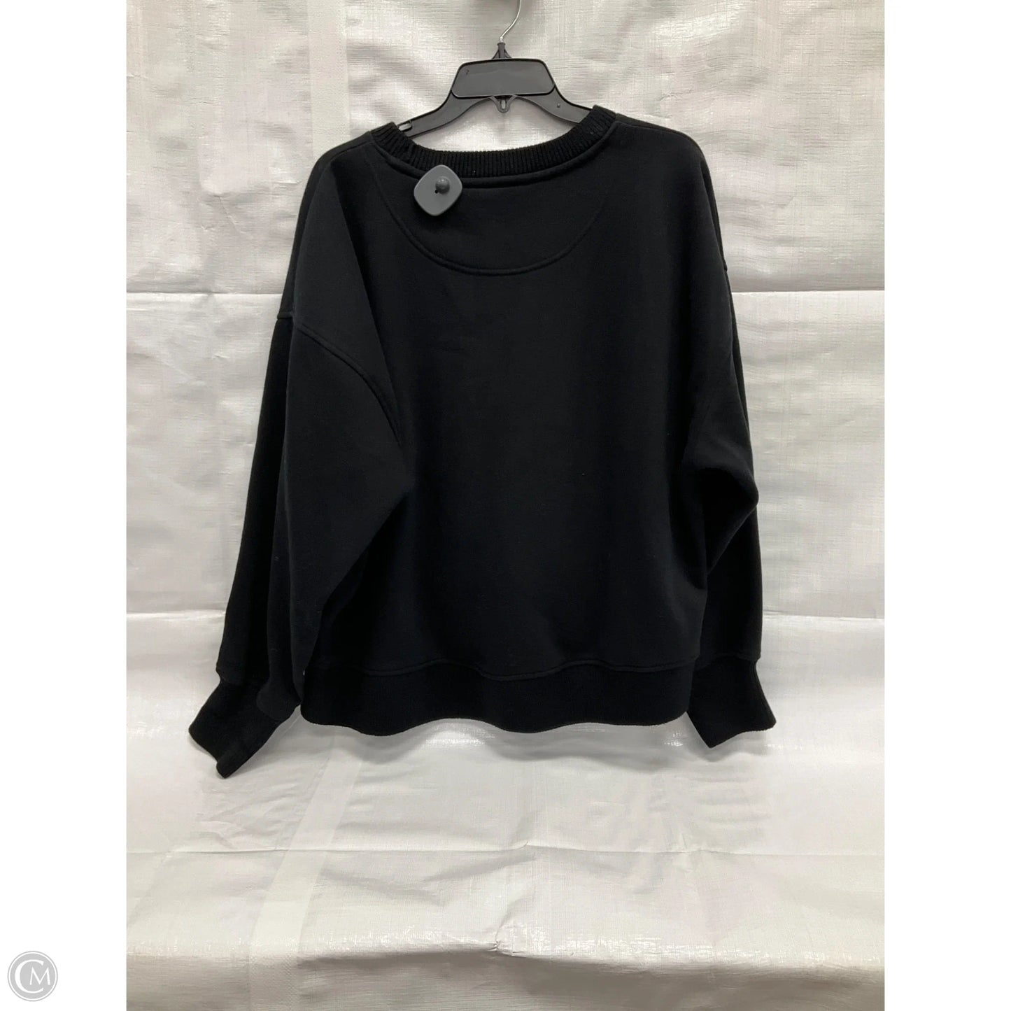 Top Long Sleeve Designer By Karl Lagerfeld In Black, Size: Xl