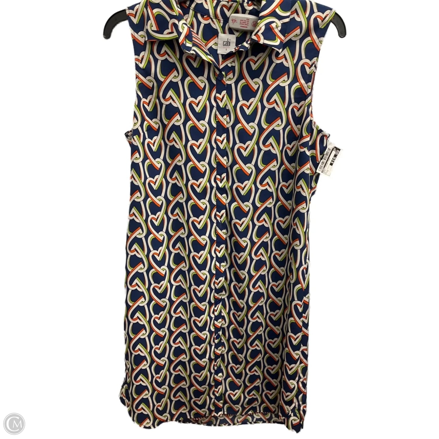 Dress Casual Midi By Cabi In Blue, Size: S
