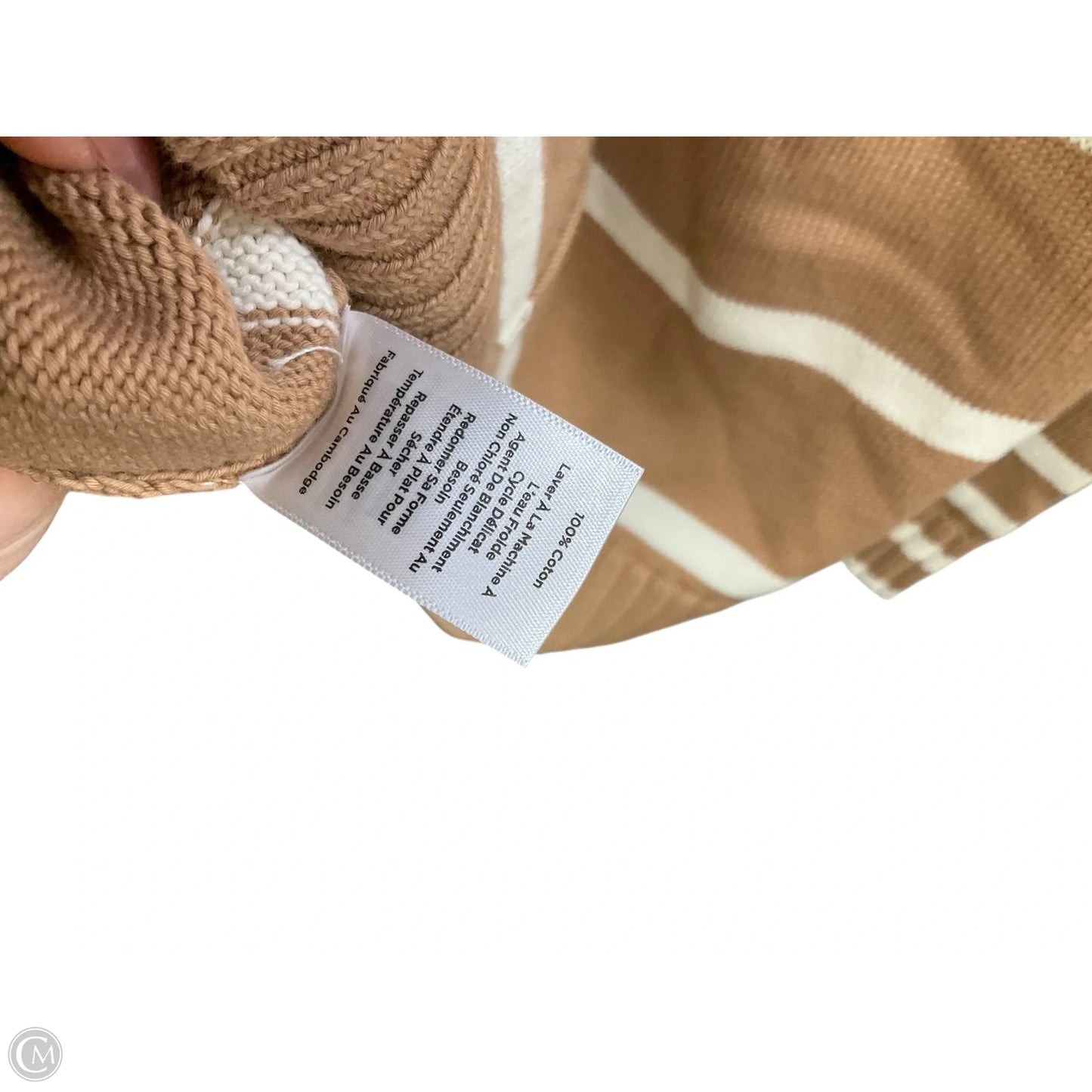 Sweater By Talbots In Striped Pattern, Size: S