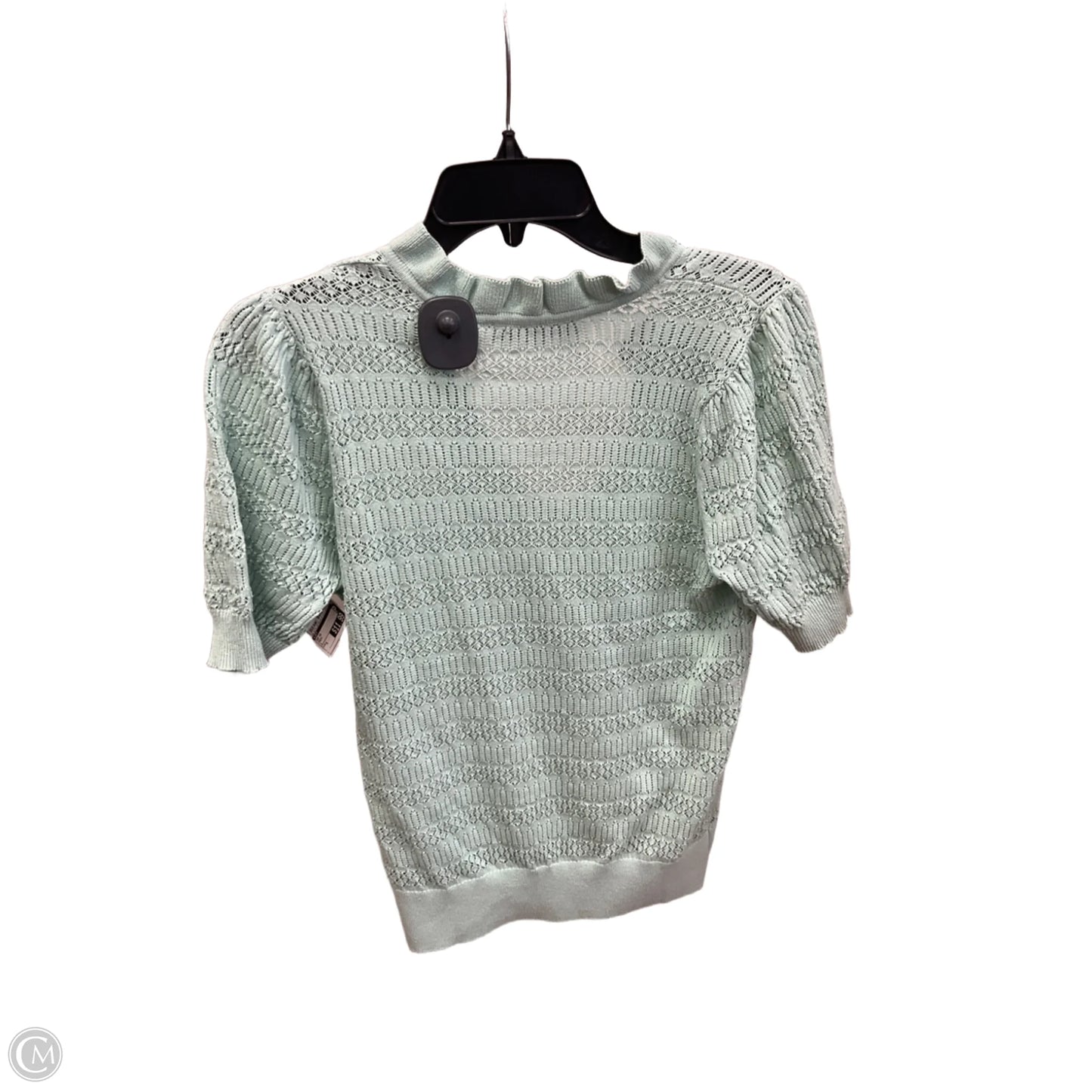Top Short Sleeve By Loft In Green, Size: S