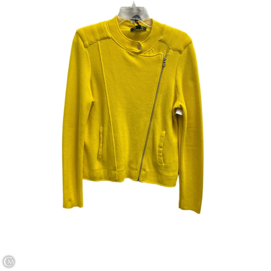 Cardigan By Lauren By Ralph Lauren In Yellow, Size: L