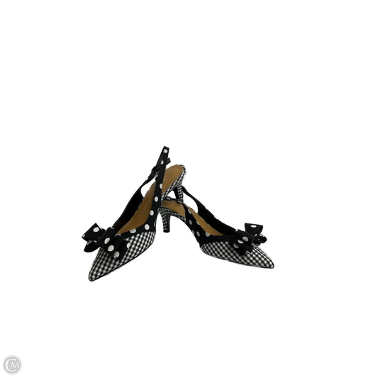 Shoes Heels Kitten By J Renee In Black & White, Size: 7