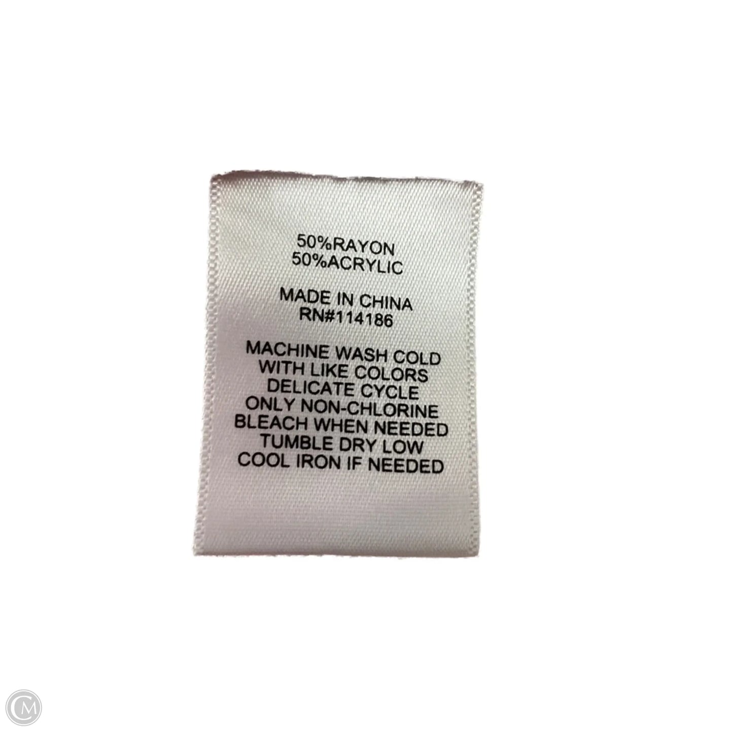 Top Short Sleeve By Frye And Co In Pink & White, Size: M