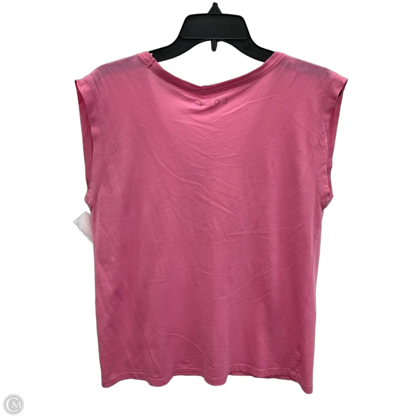 Top Sleeveless By Loft In Pink, Size: S