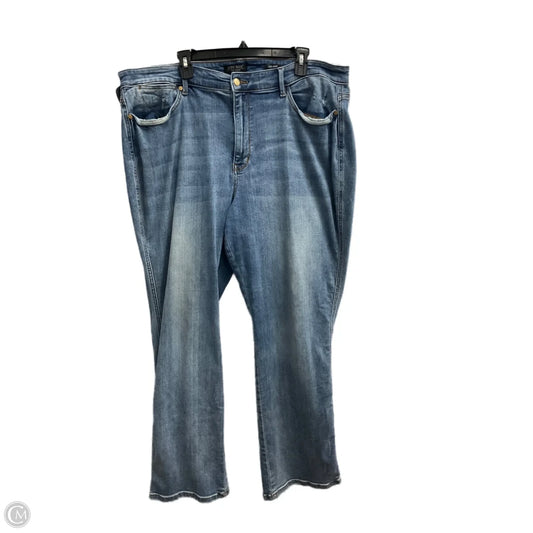 Jeans Boyfriend By Judy Blue In Blue Denim, Size: 22