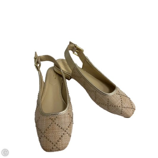 Shoes Flats By Liz Claiborne In Gold, Size: 6.5