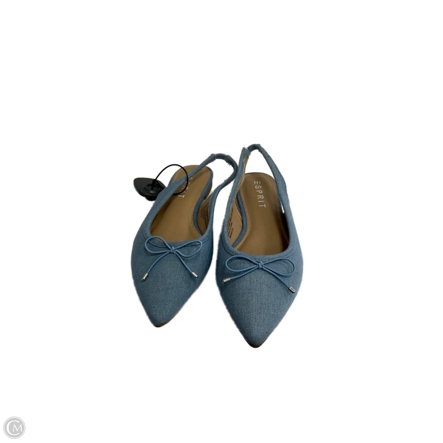 Shoes Flats By Esprit In Blue Denim, Size: 7.5