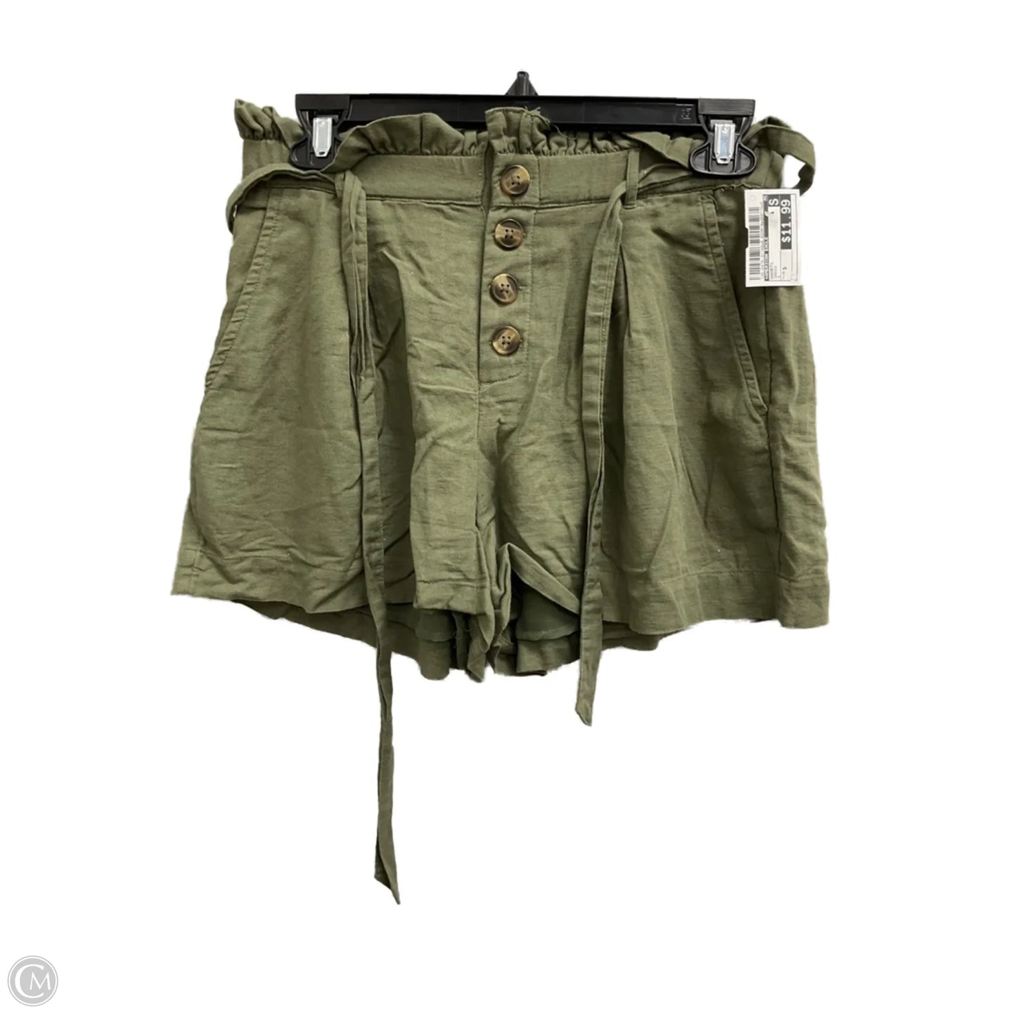 Shorts By American Eagle In Green, Size: S
