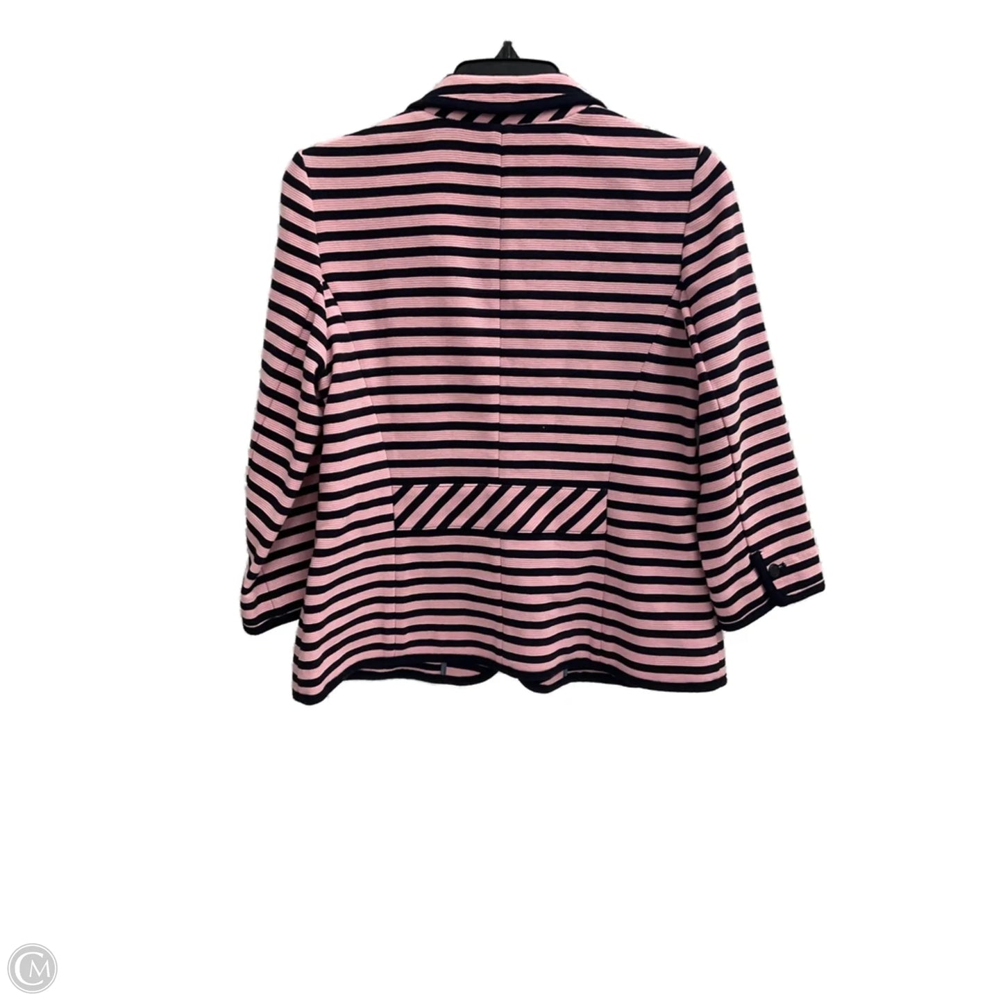 Blazer By Talbots In Striped Pattern, Size: Mp