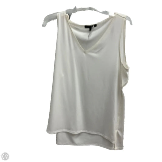 Top Sleeveless By Banana Republic In Cream, Size: M