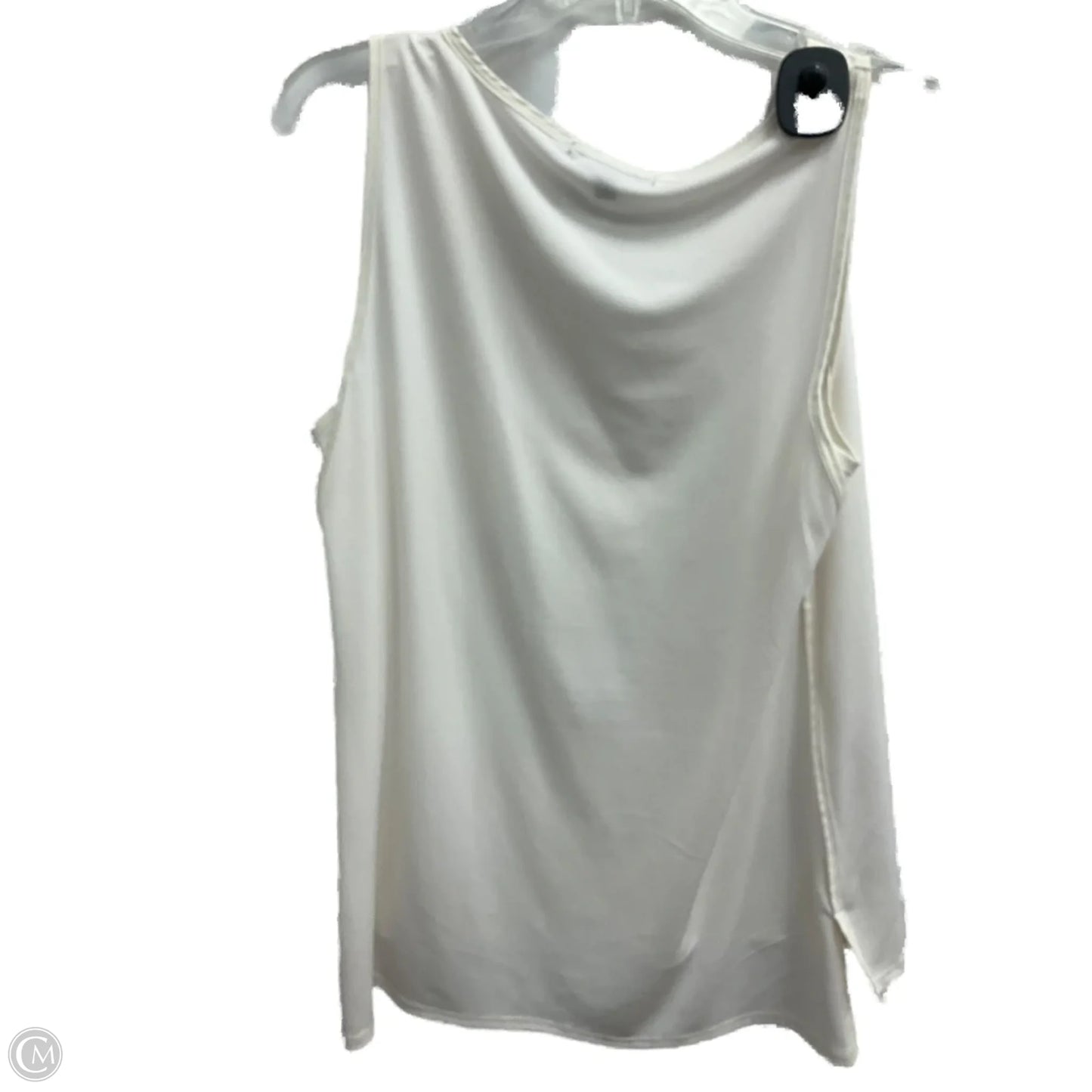 Top Sleeveless By Banana Republic In Cream, Size: M