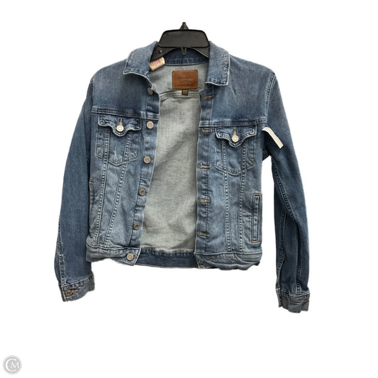 Jacket Denim By Lucky Brand In Blue Denim, Size: Xs