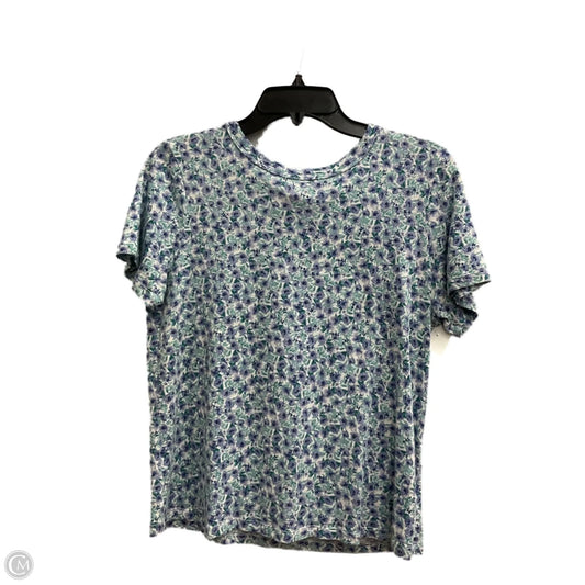 Top Short Sleeve Basic By Old Navy In Floral Print, Size: S