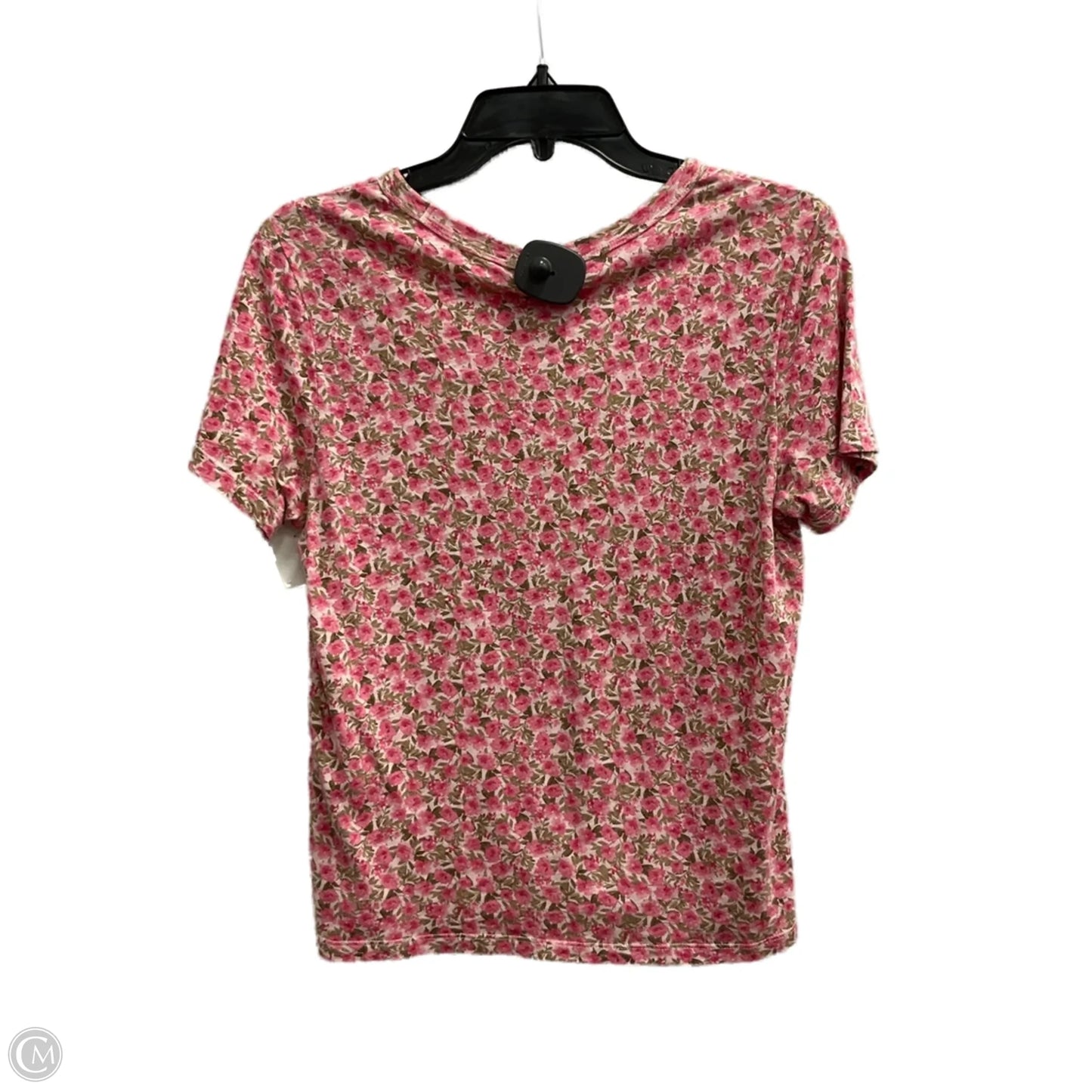 Top Short Sleeve Basic By Old Navy In Floral Print, Size: S