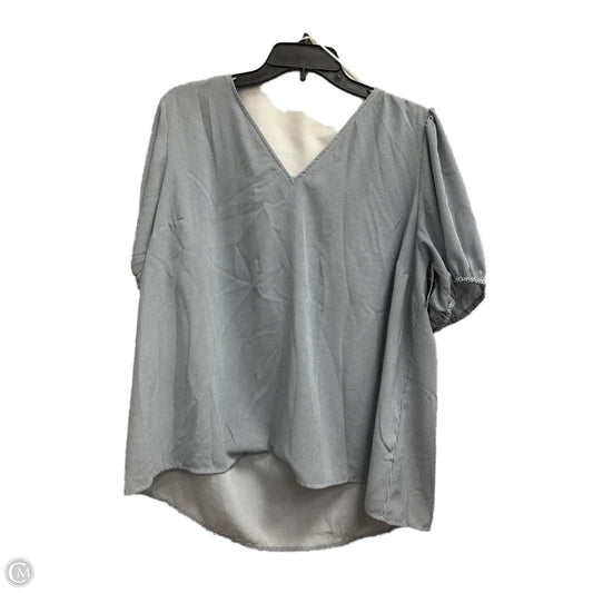 Top Short Sleeve By Lc Lauren Conrad In Striped Pattern, Size: Xxl