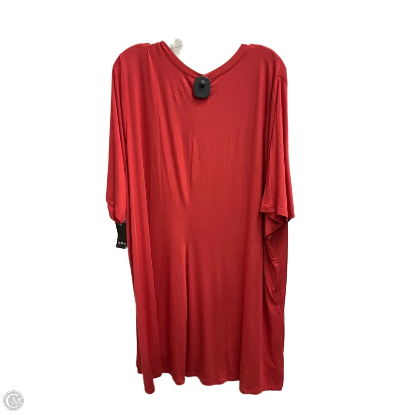 Top Short Sleeve Basic By Torrid In Coral, Size: 5
