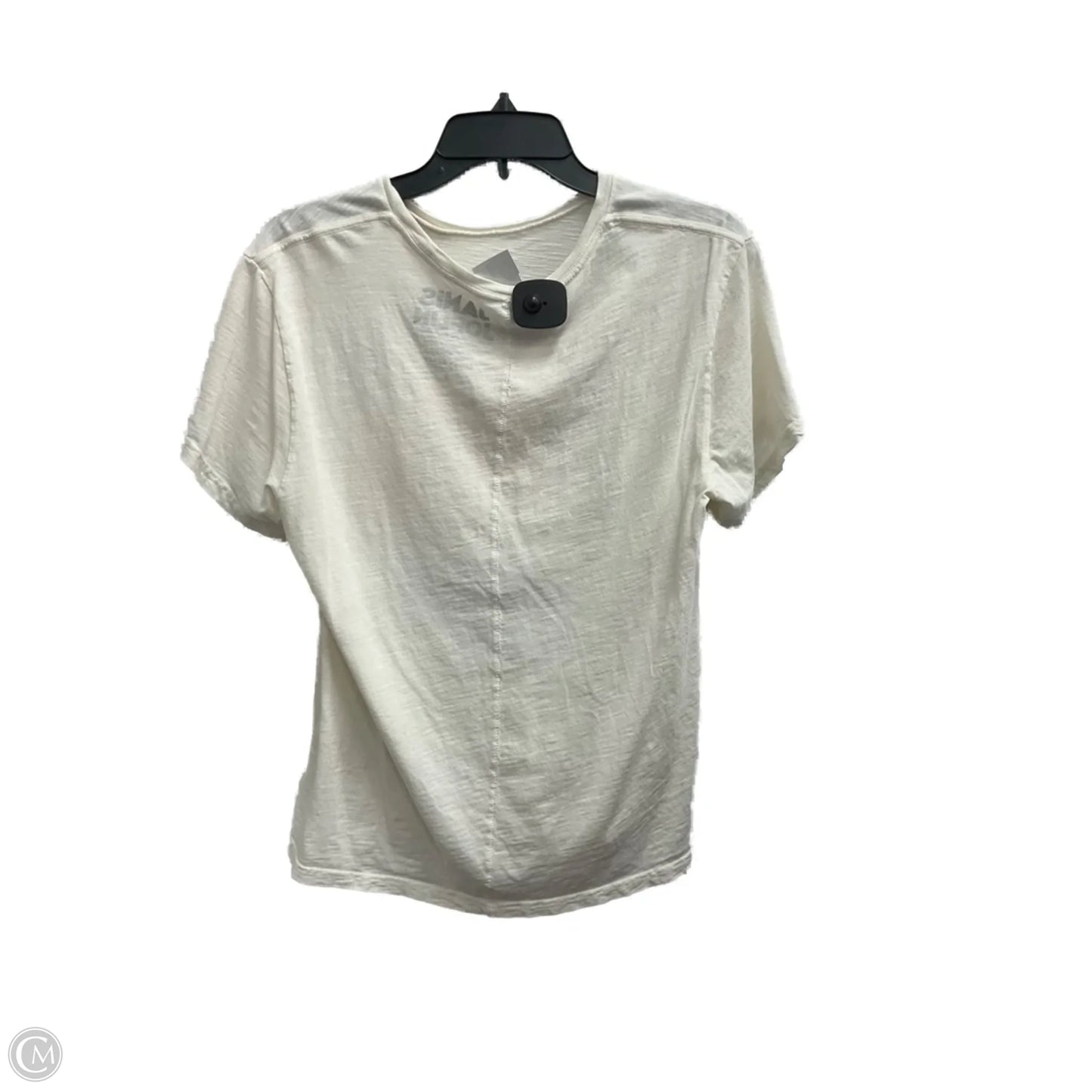 Top Short Sleeve By Lucky Brand In Cream, Size: S