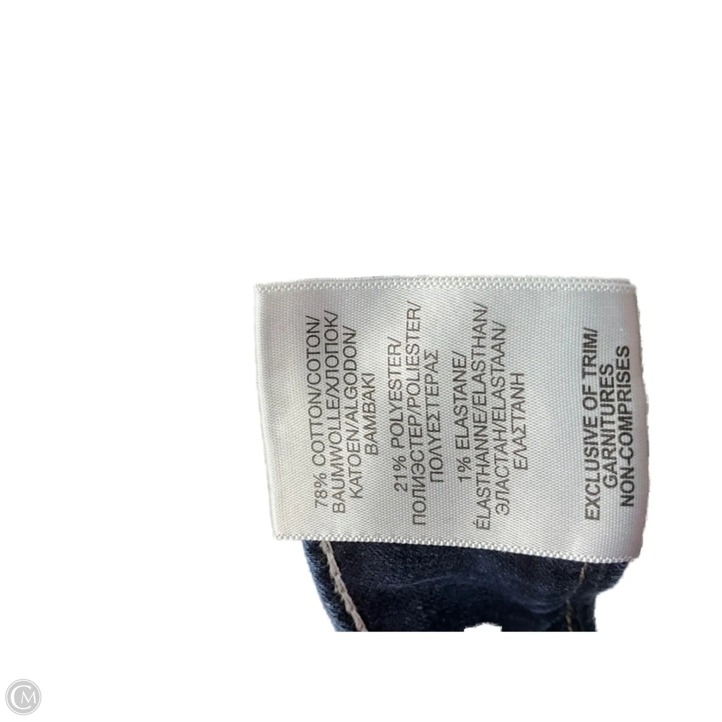 Jeans Boot Cut By Silver In Blue Denim, Size: 20