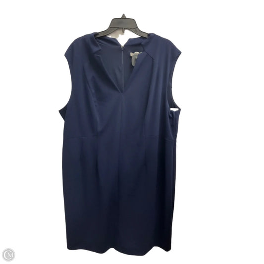 Dress Work By Roz And Ali In Blue, Size: 3x