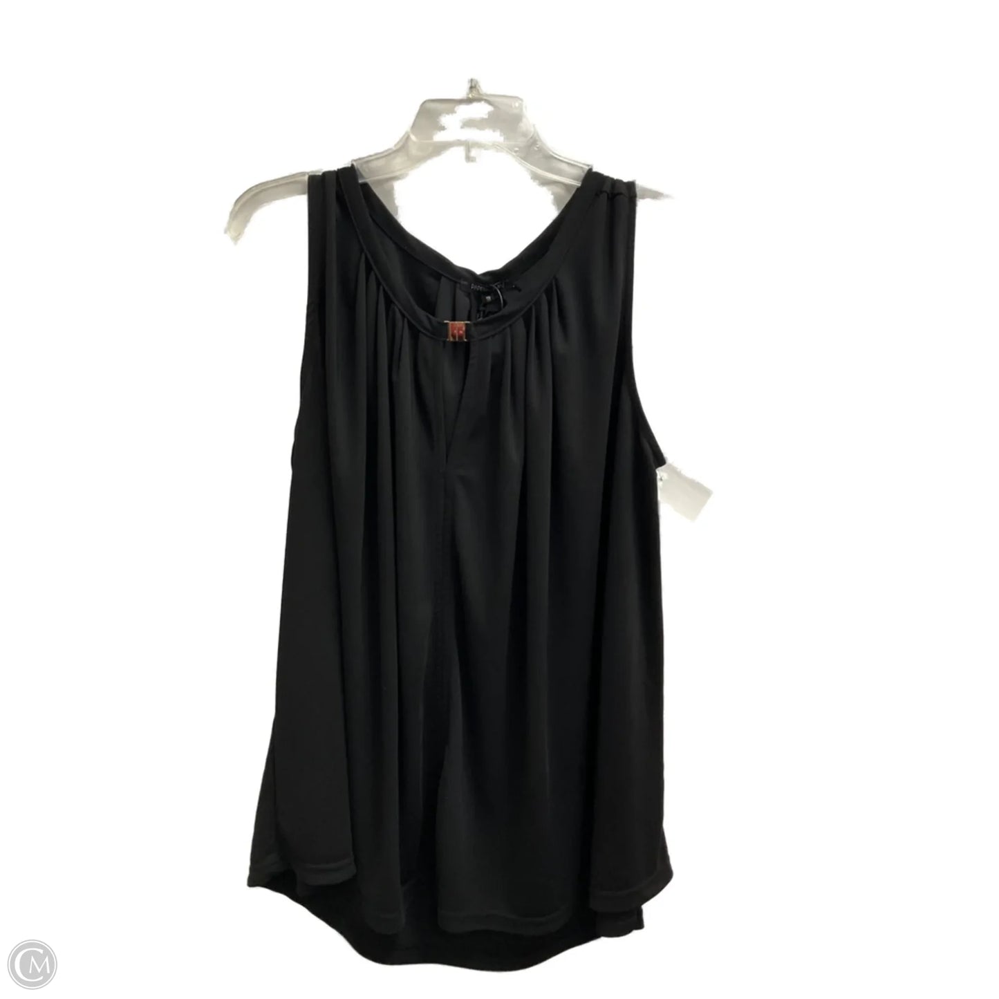Top Sleeveless By Papermoon In Black, Size: 3x