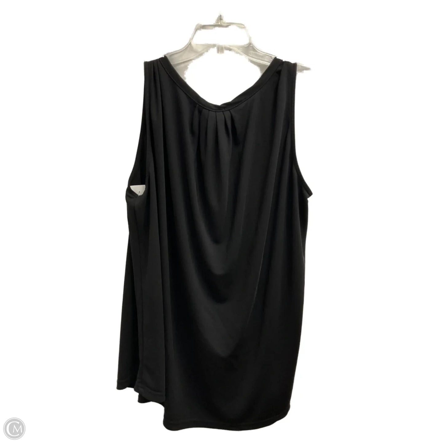 Top Sleeveless By Papermoon In Black, Size: 3x