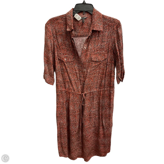 Dress Casual Short By Daisy Fuentes In Orange, Size: M