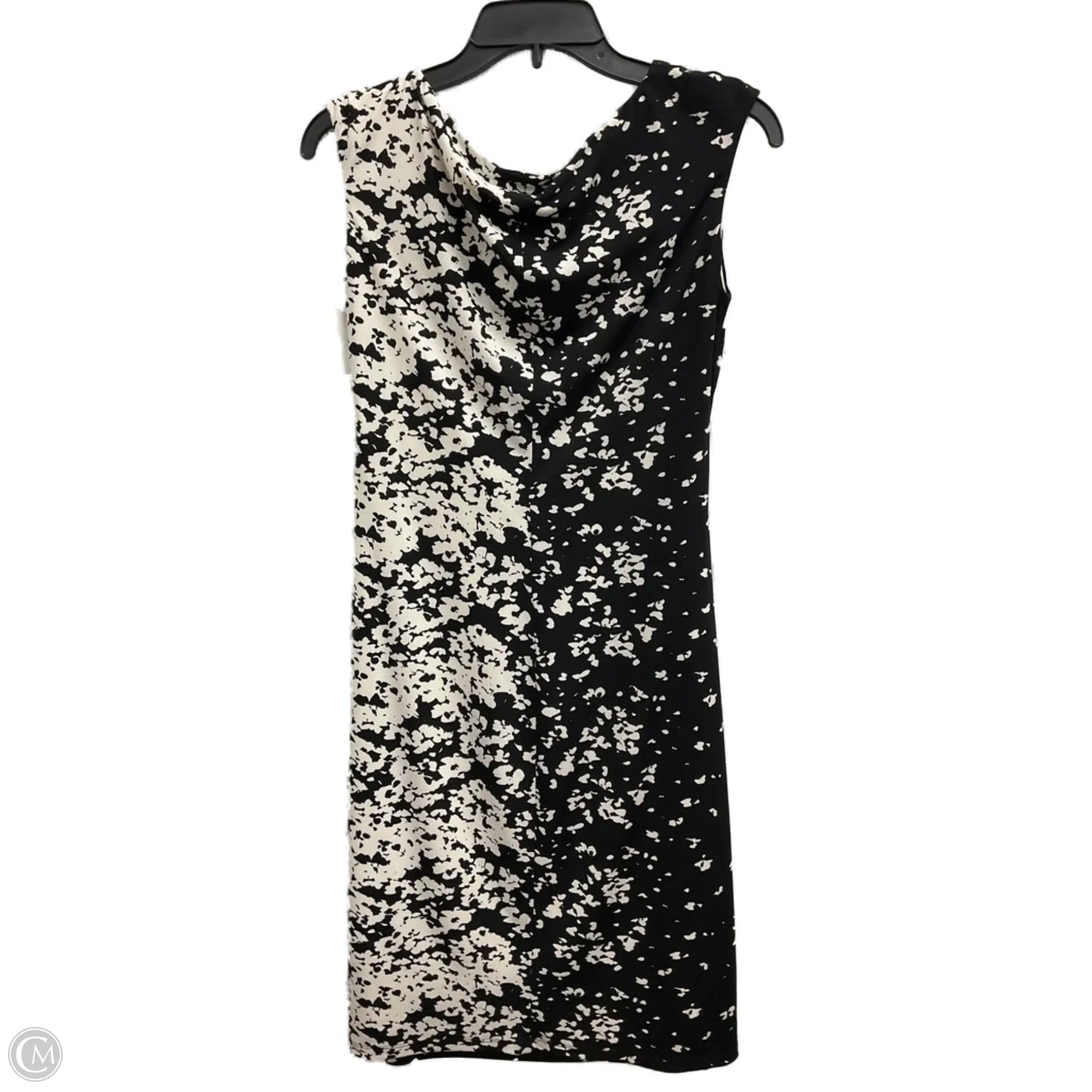 Dress Work By Chaps In Black & Cream, Size: M