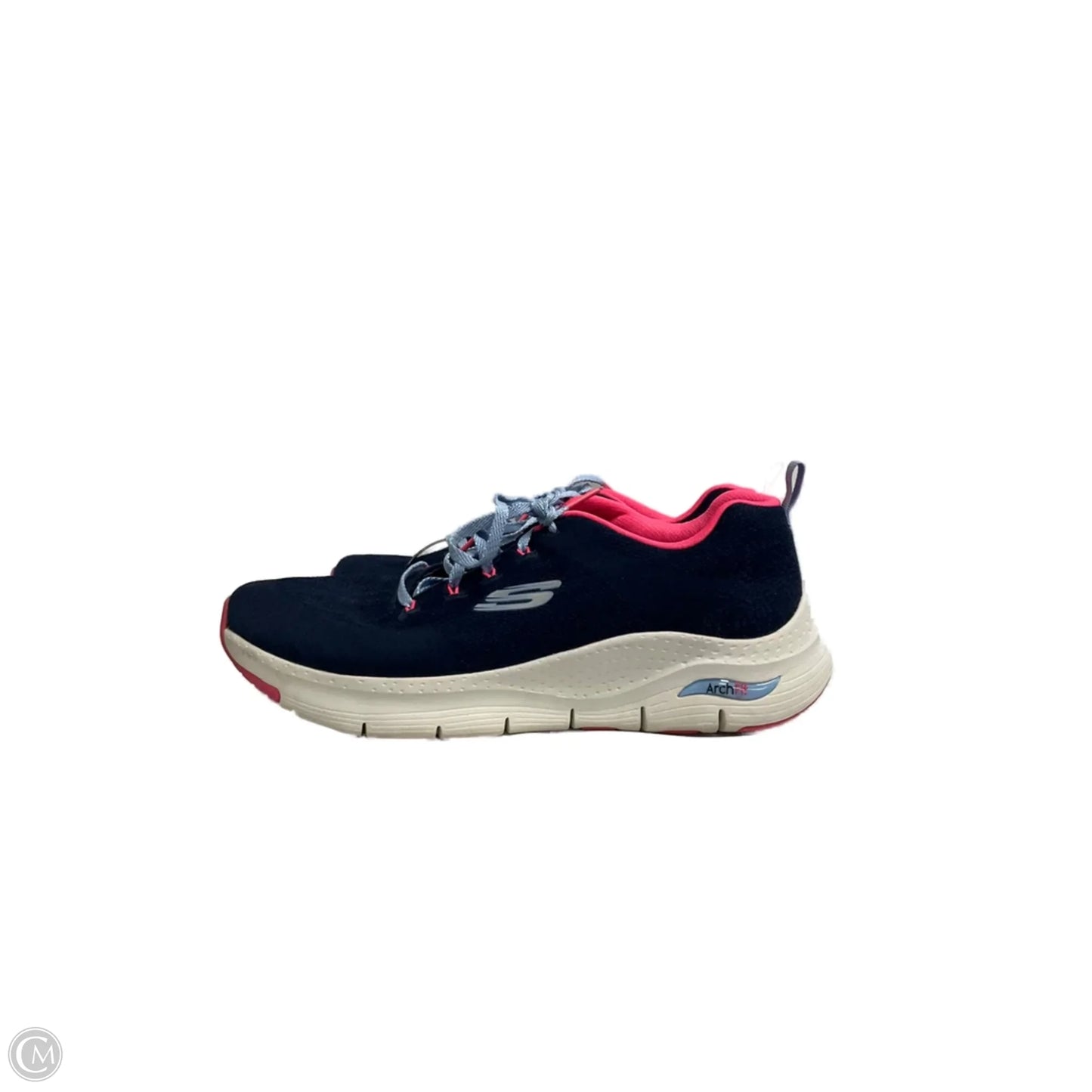 Shoes Athletic By Skechers In Blue & Pink, Size: 11