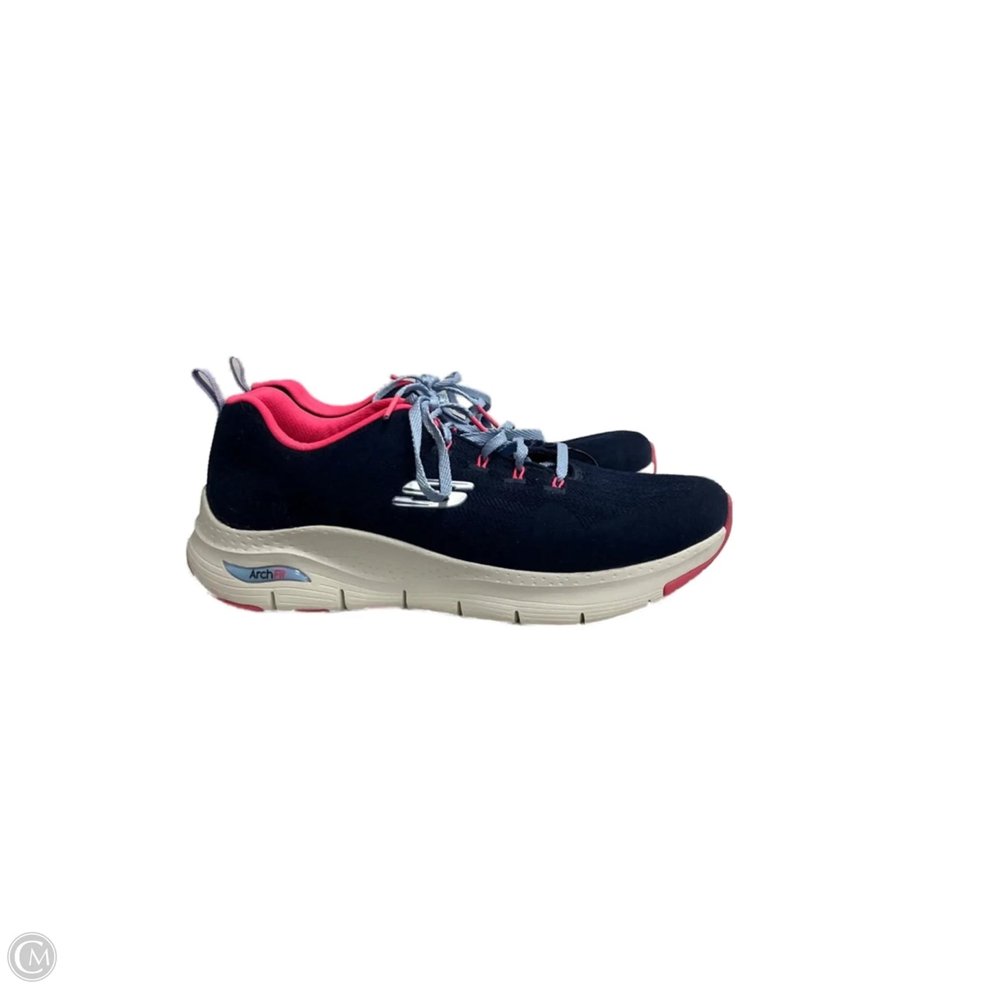 Shoes Athletic By Skechers In Blue & Pink, Size: 11