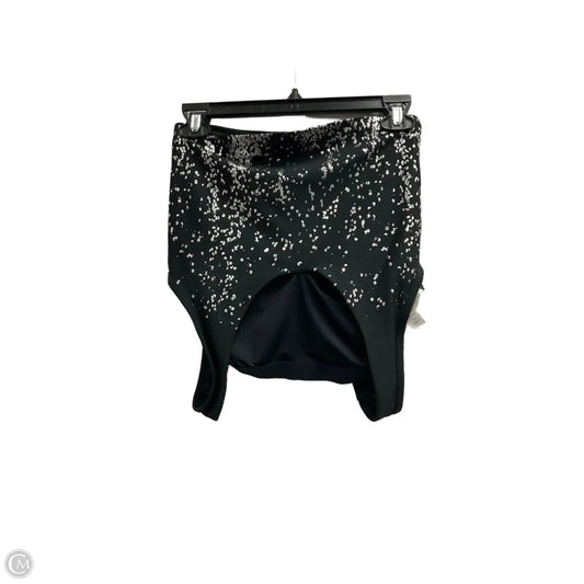 Athletic Bra By Marika In Black & Silver, Size: L