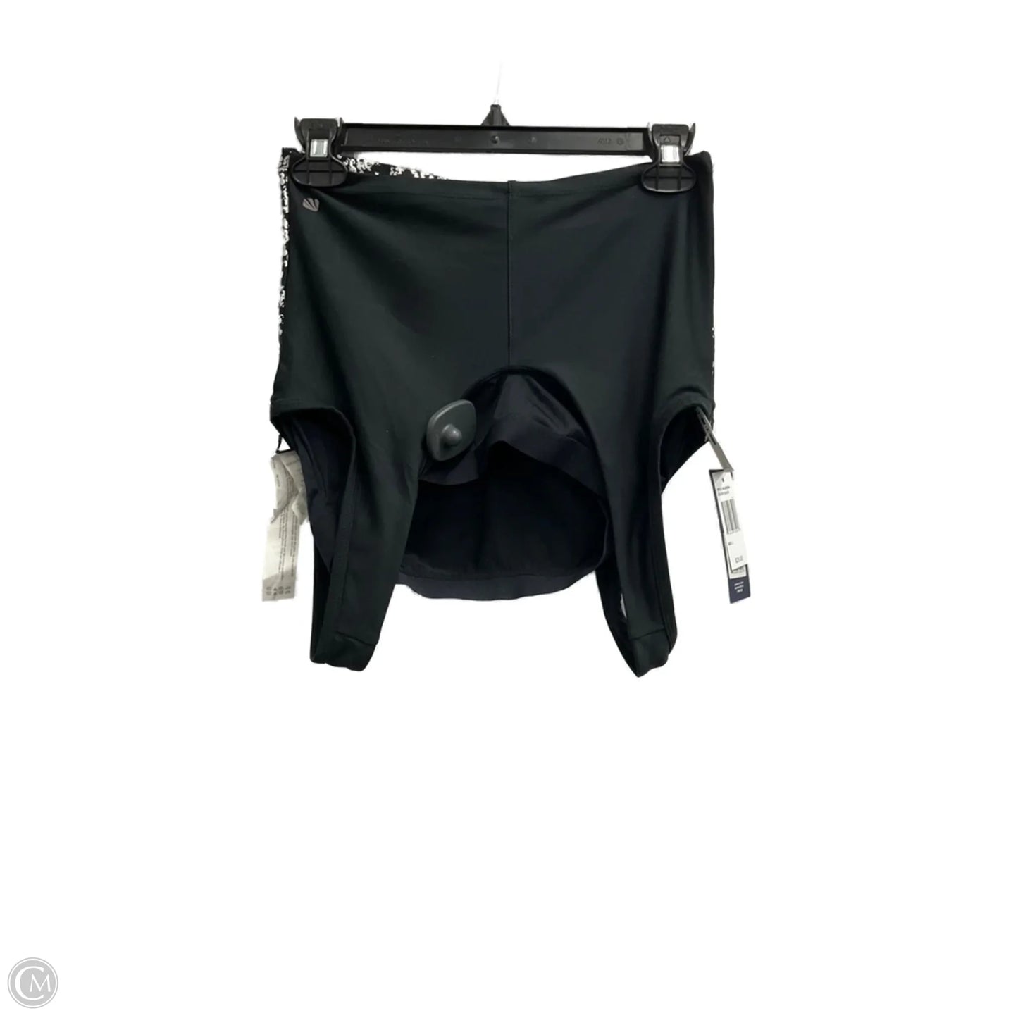 Athletic Bra By Marika In Black & Silver, Size: L