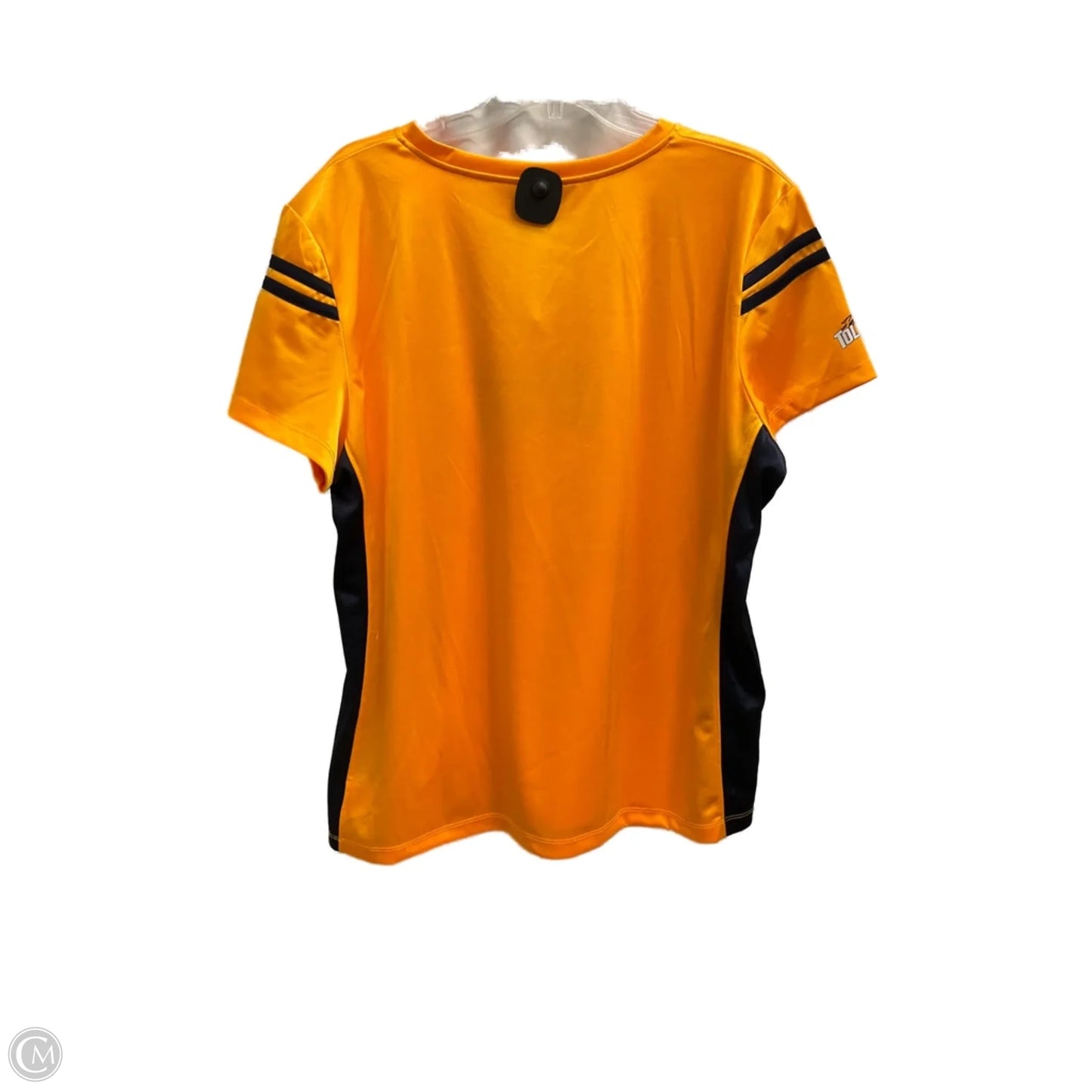 Athletic Top Short Sleeve By Clothes Mentor In Blue & Yellow, Size: 2x