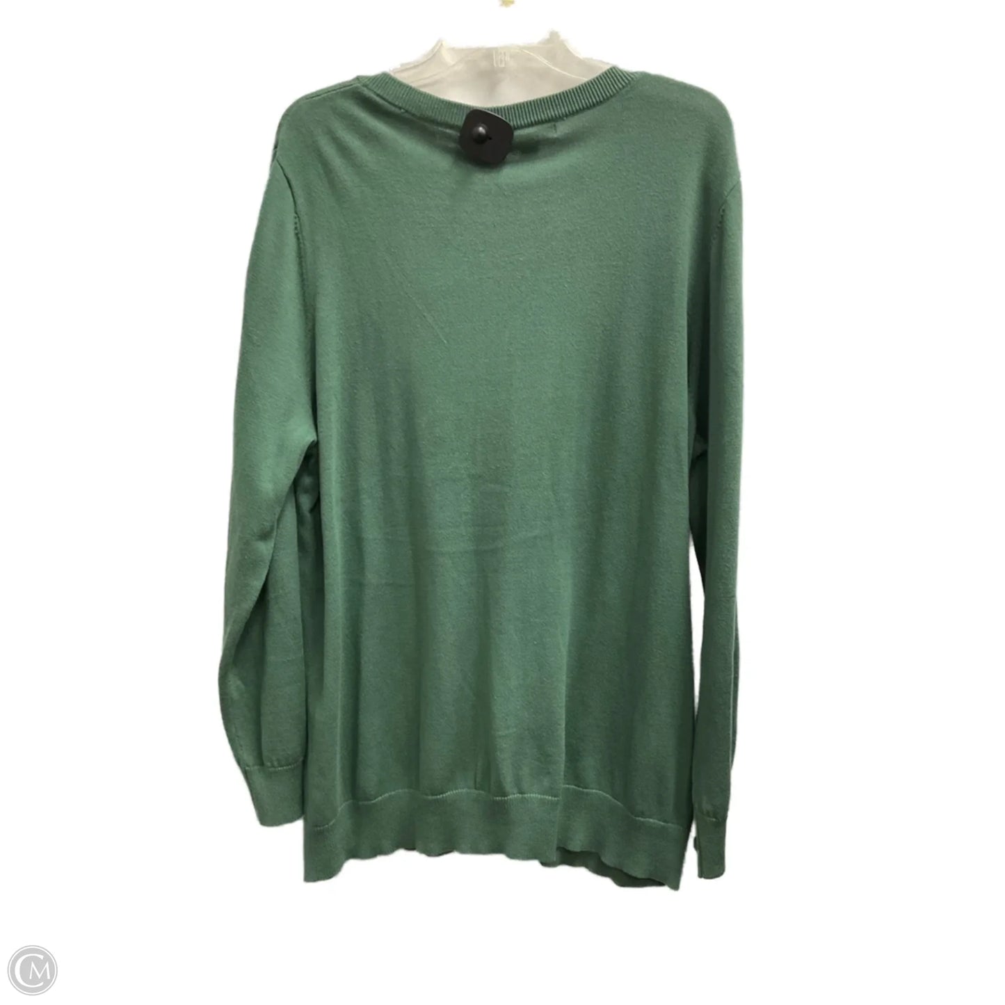 Cardigan By Woman Within In Green, Size: 1x