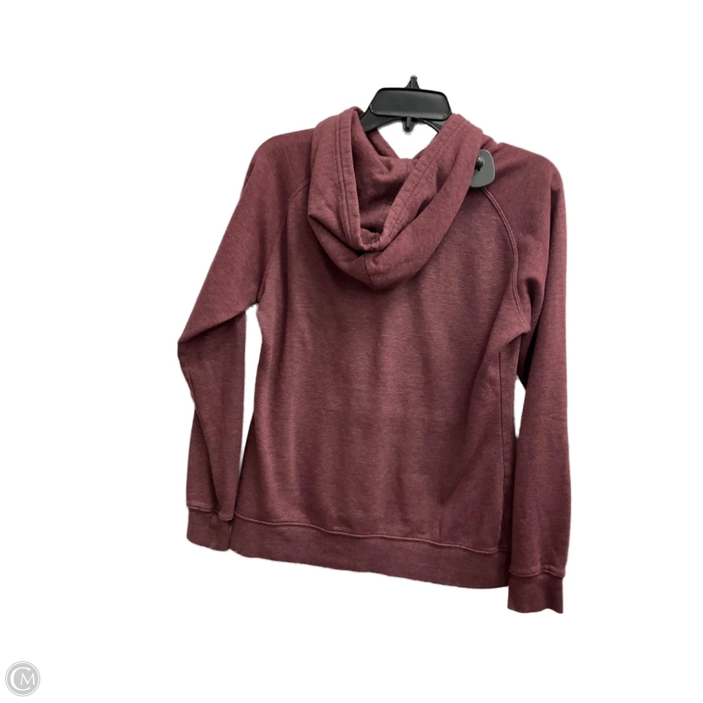 Sweatshirt Hoodie By The North Face In Maroon, Size: M