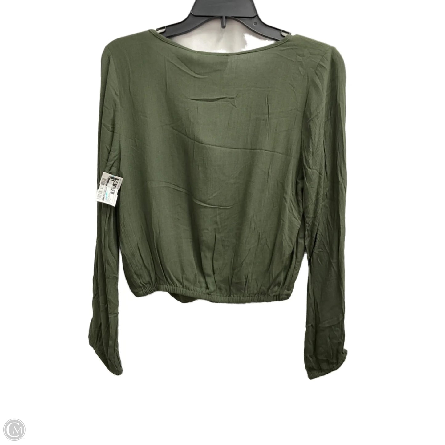 Top Long Sleeve By Clothes Mentor In Green, Size: S