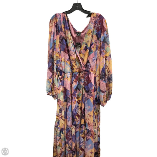 Dress Party Long By City Chic In Multi-colored, Size: Xxl