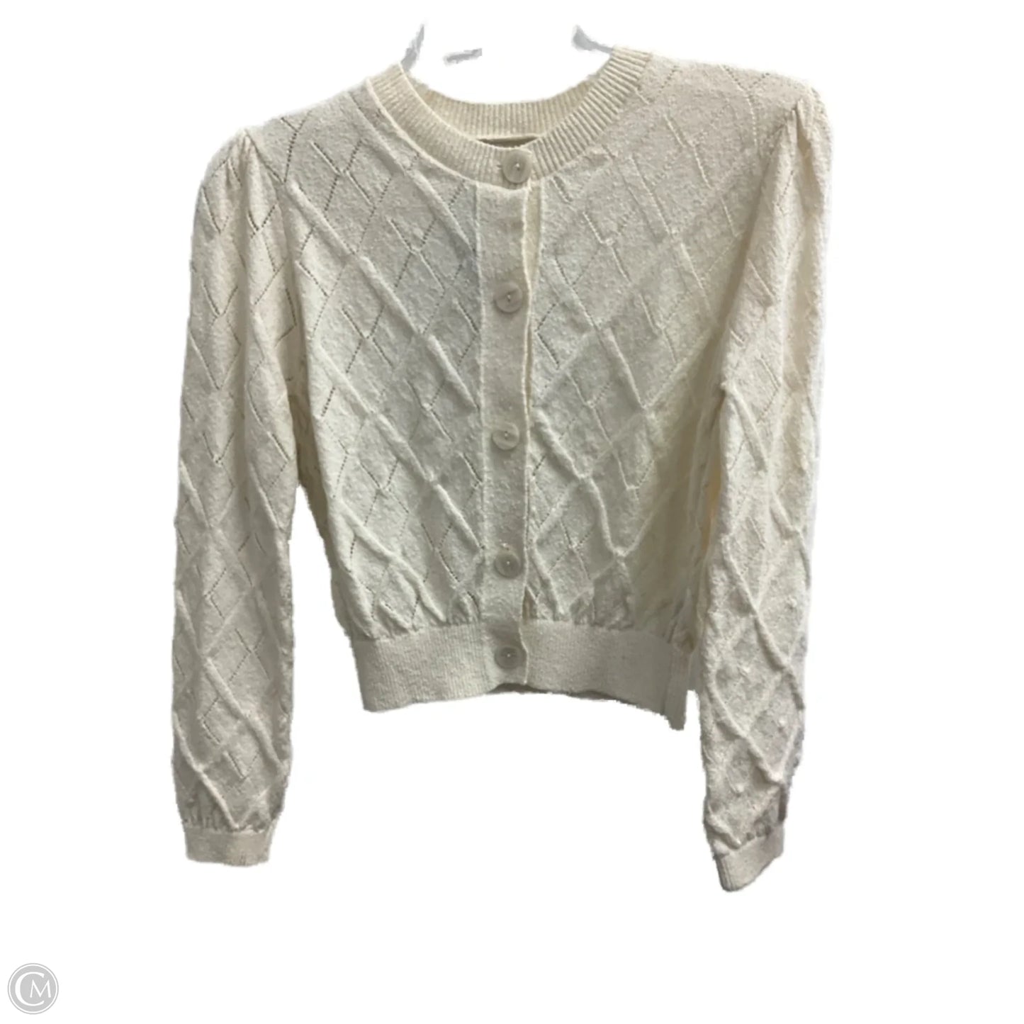 Cardigan By Zara In Cream, Size: M