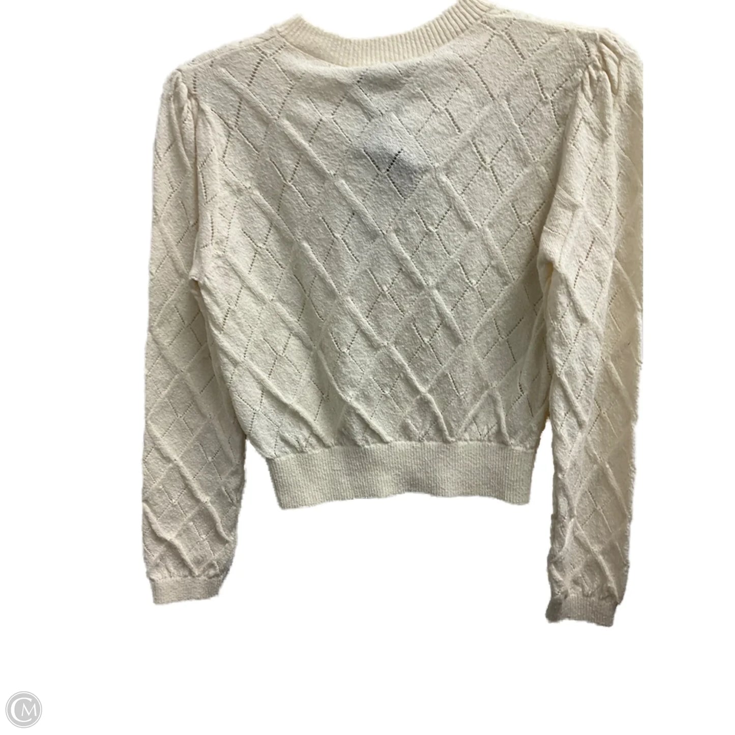 Cardigan By Zara In Cream, Size: M