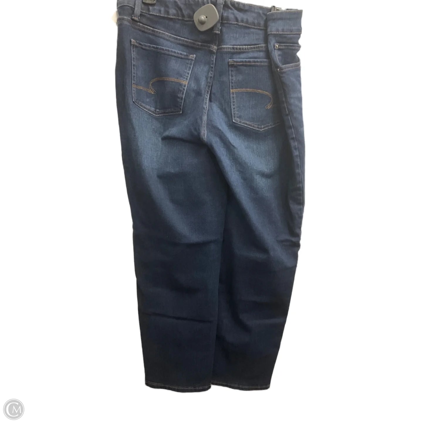 Jeans Straight By Time And Tru In Blue Denim, Size: 16