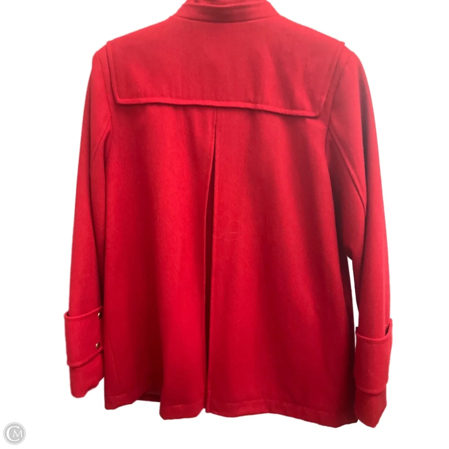 Coat Peacoat By A New Day In Red, Size: Xl