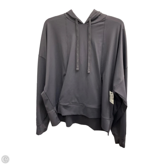 Athletic Top Long Sleeve Hoodie By Ideology In Grey, Size: Xl