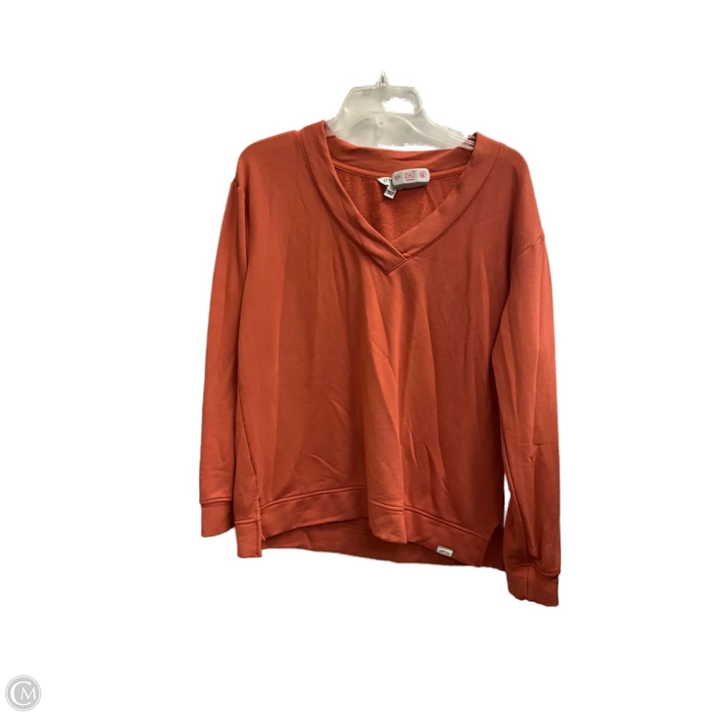 Top Long Sleeve Basic By Orvis In Orange, Size: S