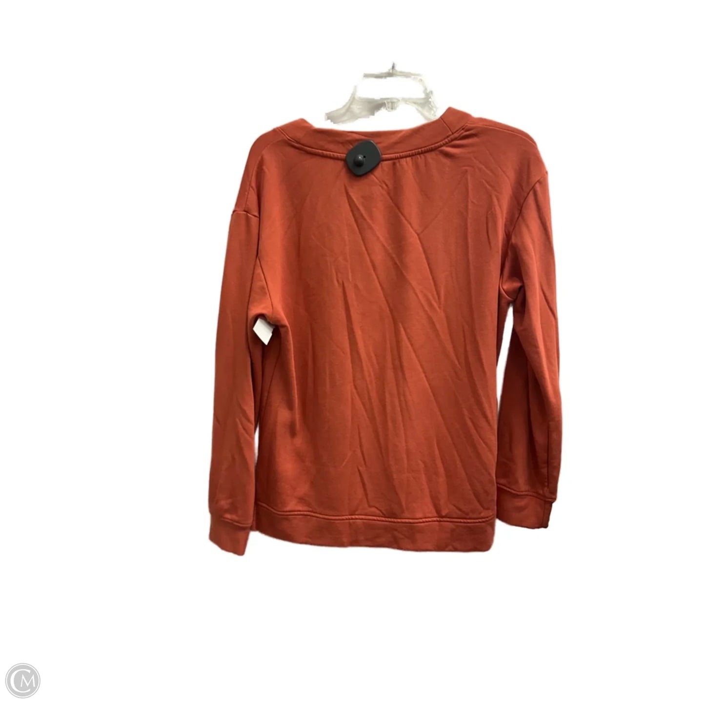 Top Long Sleeve Basic By Orvis In Orange, Size: S