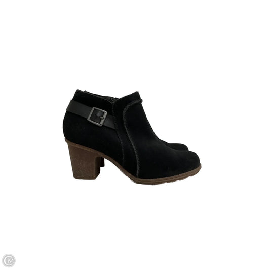 Boots Ankle Heels By Clarks In Black, Size: 8
