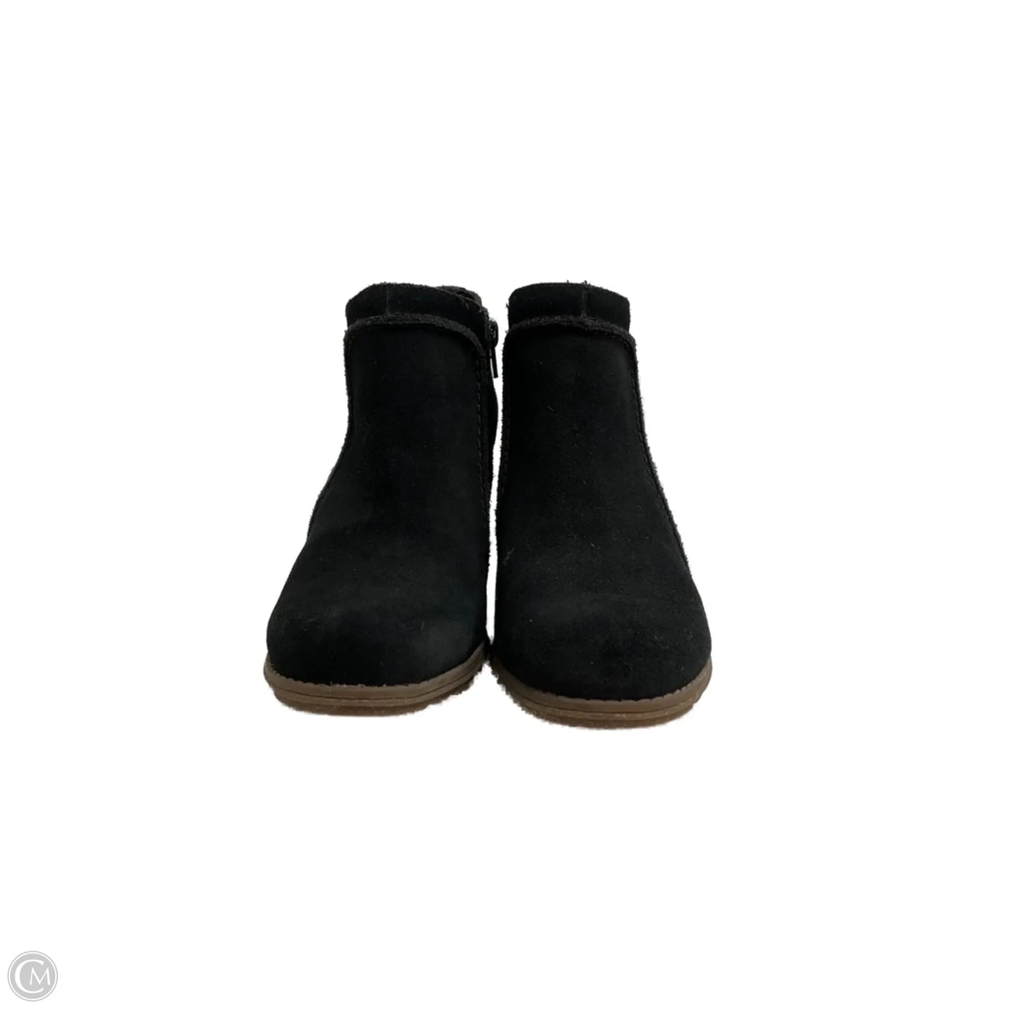 Boots Ankle Heels By Clarks In Black, Size: 8