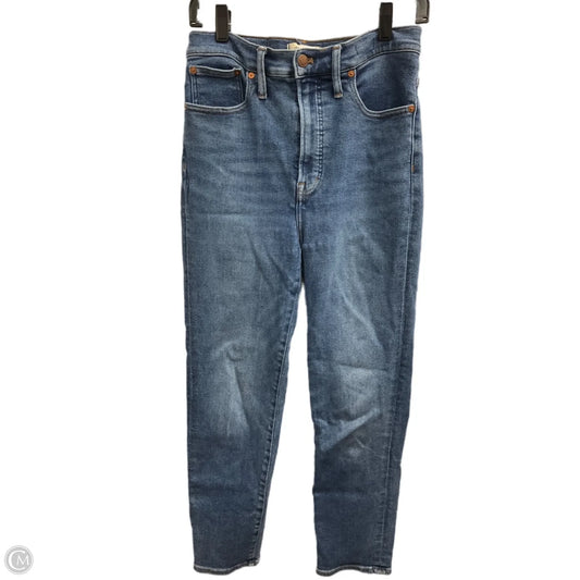 Jeans Skinny By Madewell In Blue Denim, Size: 8