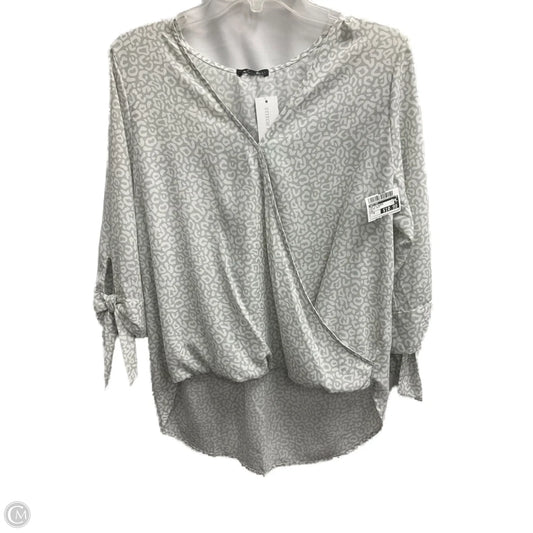 Top 3/4 Sleeve By West Kei In Animal Print, Size: M