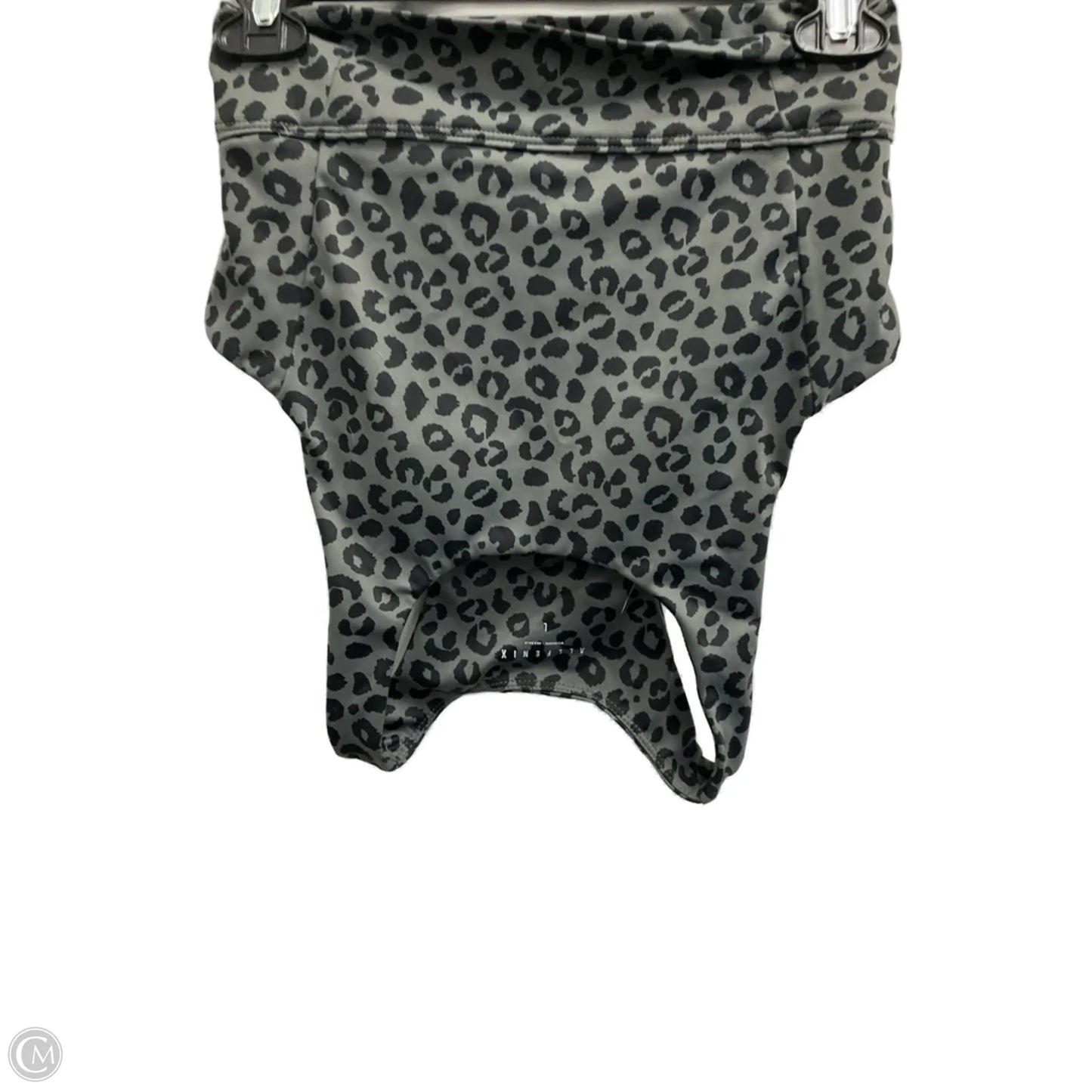 Athletic Bra By Clothes Mentor In Leopard Print, Size: L