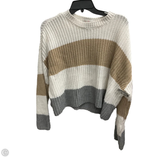 Sweater By Clothes Mentor In Cream, Size: M