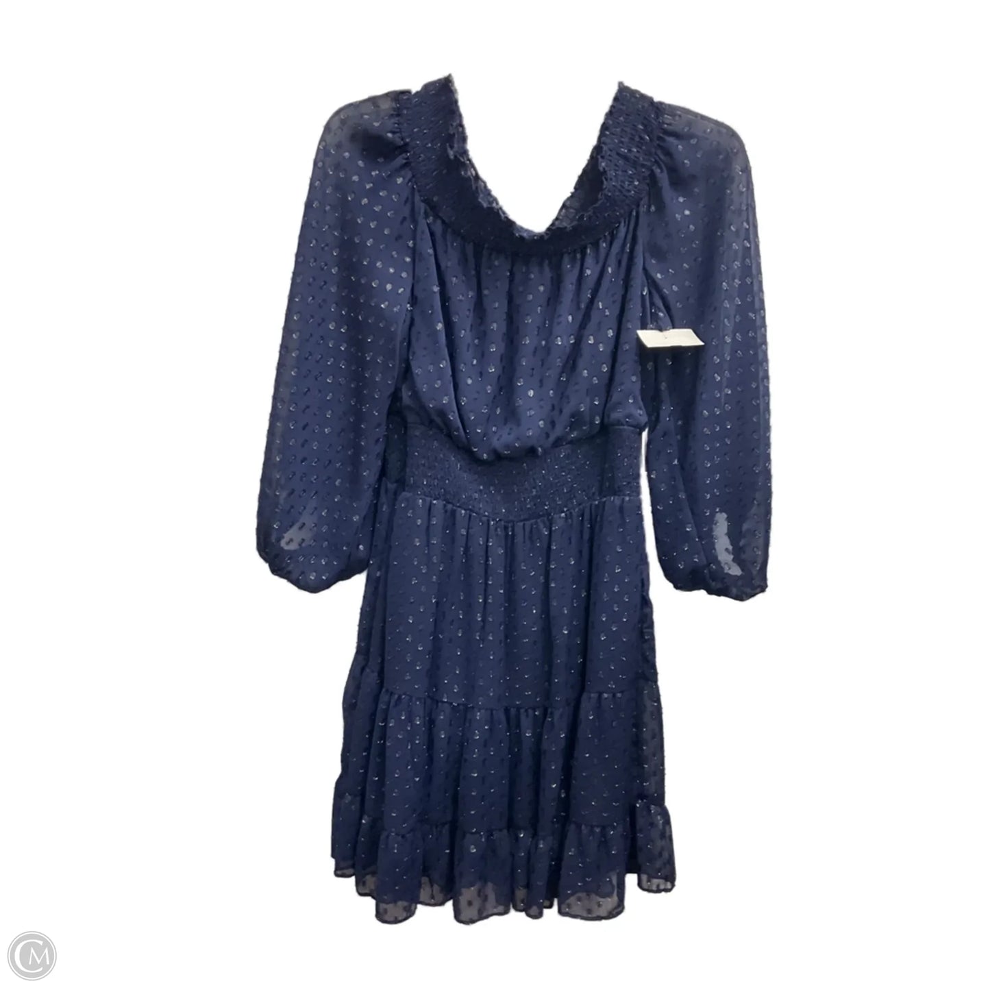 Dress Party Short By Clothes Mentor In Blue, Size: Xl